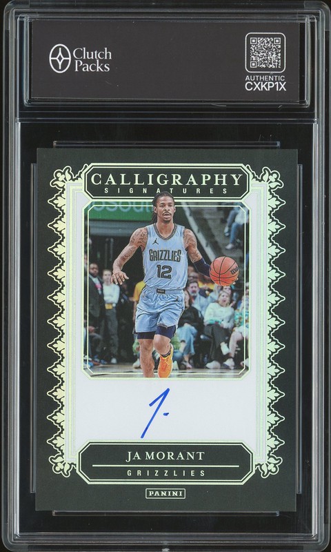 2024 Panini Calligraphy Signatures Ja Morant #CAL-JAM Autograph