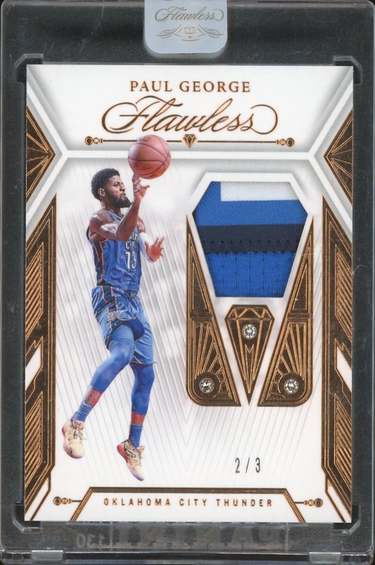 2023-24 Panini Flawless Diamond Swatches Paul George #DS-PG2 Patch /3