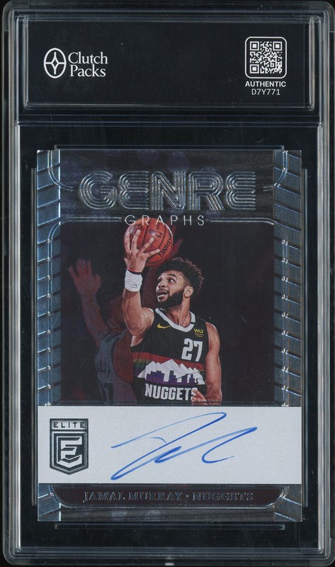 2022-23 Donruss Elite Genre Graphs Jamal Murray #GG-JMY Autograph