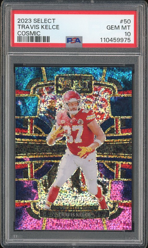2023 Select Travis Kelce #50 Cosmic PSA 10