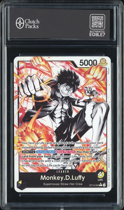 One Piece Monkey.D.Luffy #ST13-003 Ultra Deck: The Three Brothers