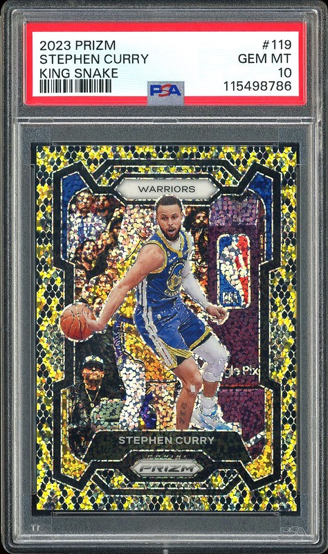 Prizm King Snake Stephen Curry #119 Snake Skin