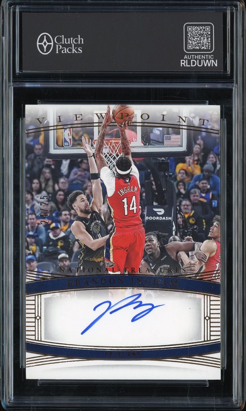 2023-24 Panini National Treasures Viewpoint Brandon Ingram #VS-ING Autograph /25