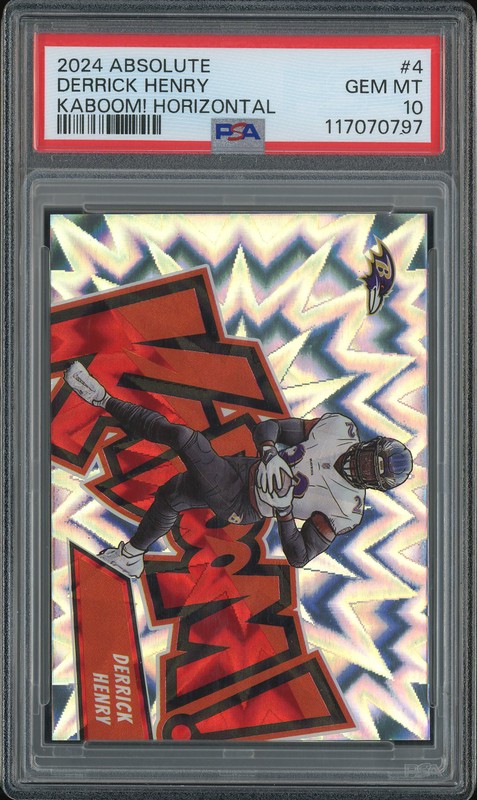 2024 Absolute Kaboom! Horizontal Derrick Henry #4 PSA 10