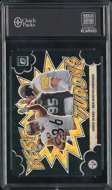 2025 Donruss Optic Best Tuddys Hines Ward Ben Roethlisberger #20 Black Pandora /49