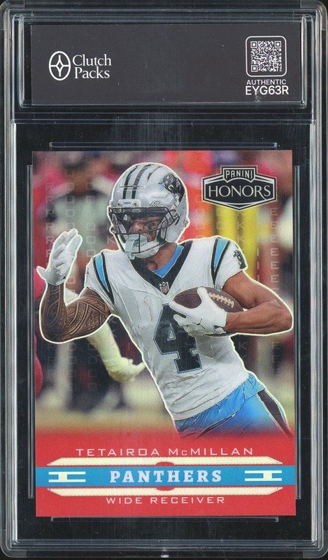 2025 Panini Honors Tetairoa McMillan #1 Red Prizm /35