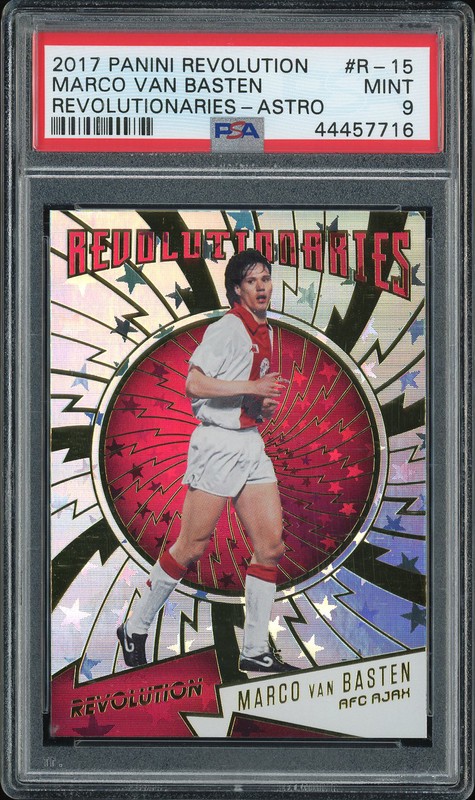 2017 Panini Revolution Revolutionaries Marco van Basten #R-15 Astro PSA 9