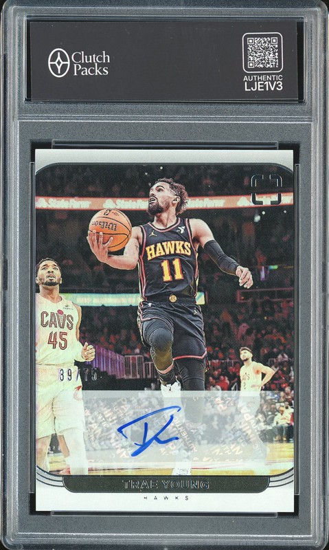 2024-25 Panini Photogenic Veteran Auto Trae Young #VA-TRA Autograph /75