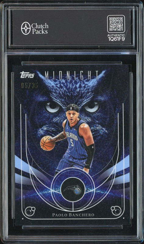 2025 Topps Midnight Night Owls Paolo Banchero #NO-5 /35