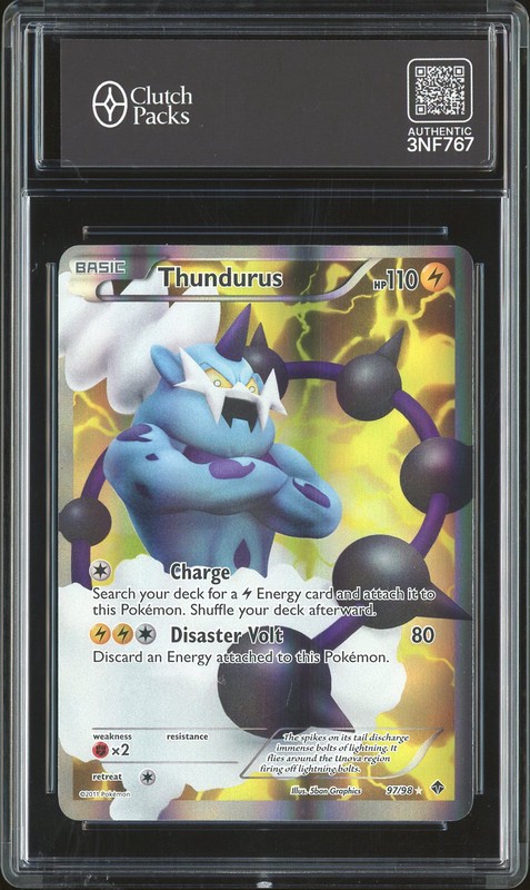 2011 Pokémon Black & White—Emerging Powers Thundurus #97/98 