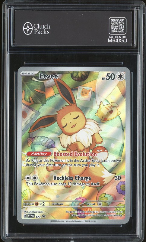 2025 Pokemon SVP Eevee #173 Full Art Holo