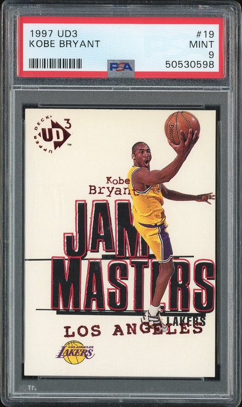 1997 UD3 Jam Masters Kobe Bryant #19 PSA 9