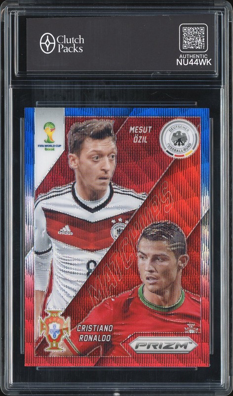 2014 Panini Prizm World Cup Cristiano Ronaldo / Mesut Özil vs Portugal #15