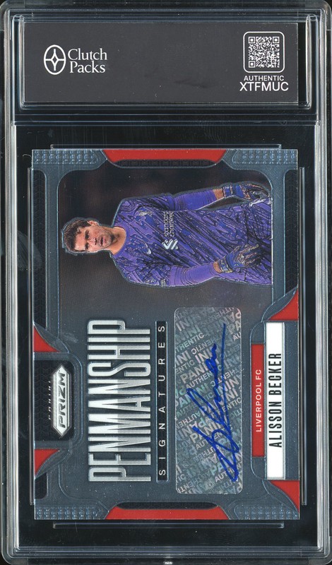 2024-25 Panini Prizm Premier Signatures Alisson Becker #P-AB Autograph