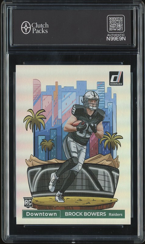 2024 Panini Donruss Downtown Brock Bowers #17
