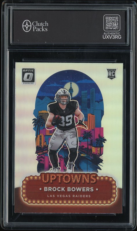 2024 Donruss Optic Uptowns Brock Bowers #8 Prizm
