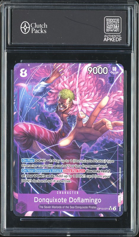 One Piece Donquixote Doflamingo #OP10-071 Royal Blood SR Alternate Art