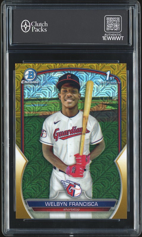 2023 Bowman Chrome Mojo Gold Welbyn Francisca #BCP-228 /50