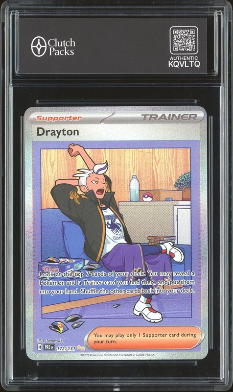2025 Pokémon Scarlet & Violet: Prismatic Evolutions Special Illustration Rare Drayton #172/131
