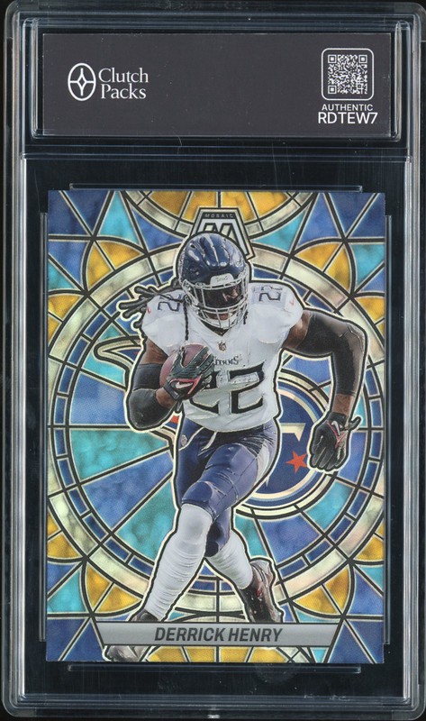 2023 Panini Mosaic Stained Glass Derrick Henry #SG-11