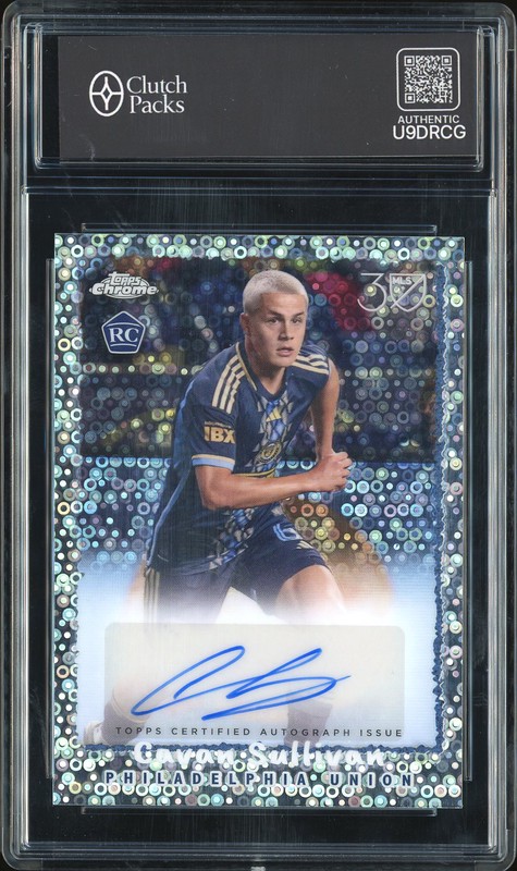 2025 Topps Chrome Cavan Sullivan #NFA-CS Disco Refractor Autograph