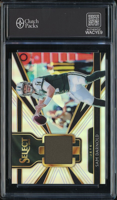 2018 Panini Select Prizm Sam Darnold #6 Memorabilia /199