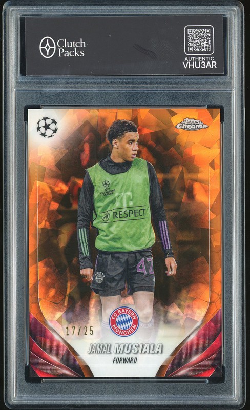 2024 Topps Chrome Jamal Musiala #CVS-7 Orange Geometric /25