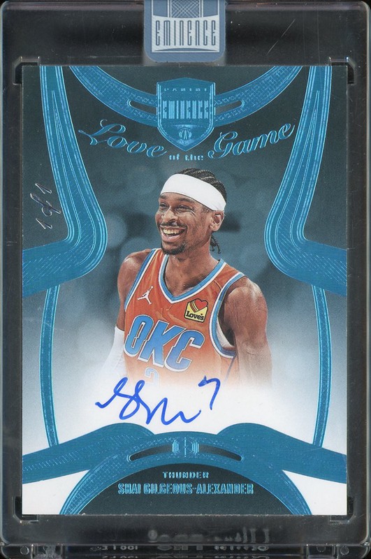 2024-25 Panini Eminence Love of the Game Shai Gilgeous-Alexander #LGS-SGA Autograph /1