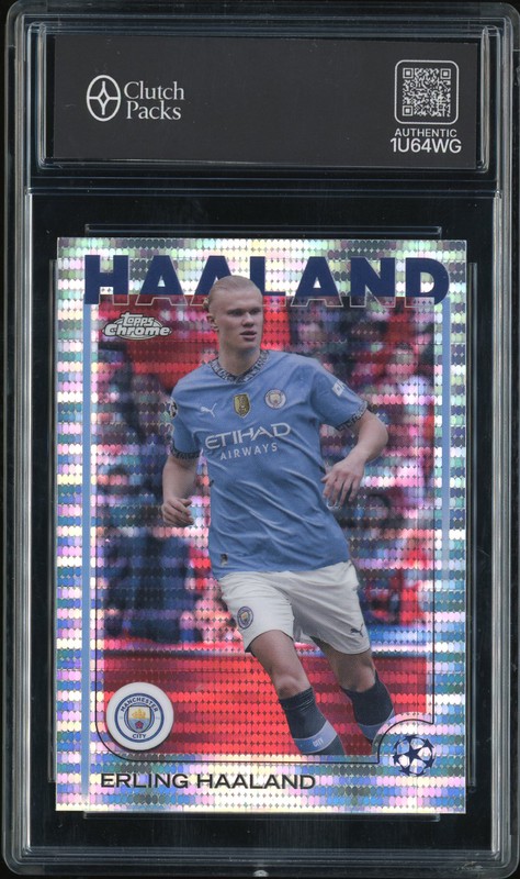 2025 Topps Chrome Erling Haaland #6 X-Fractor