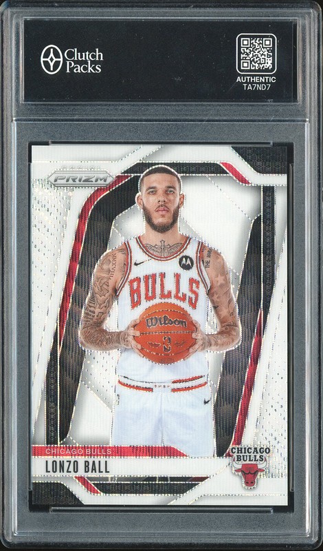 2024-25 Panini Prizm Lonzo Ball #75 White Wave /38