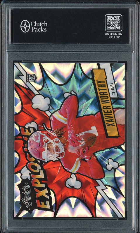 2024 Panini Absolute Football Explosive Xavier Worthy #EX-XWY