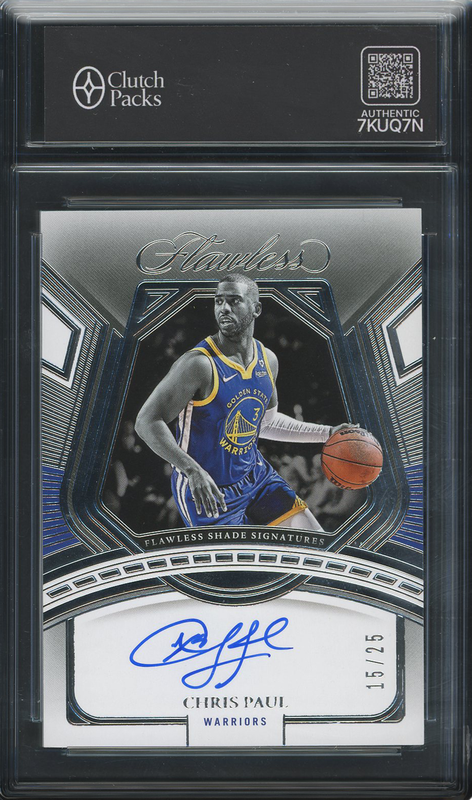 2023-24 Panini Flawless Flawless Shade Signatures Chris Paul #FSS-CPG Autograph /25