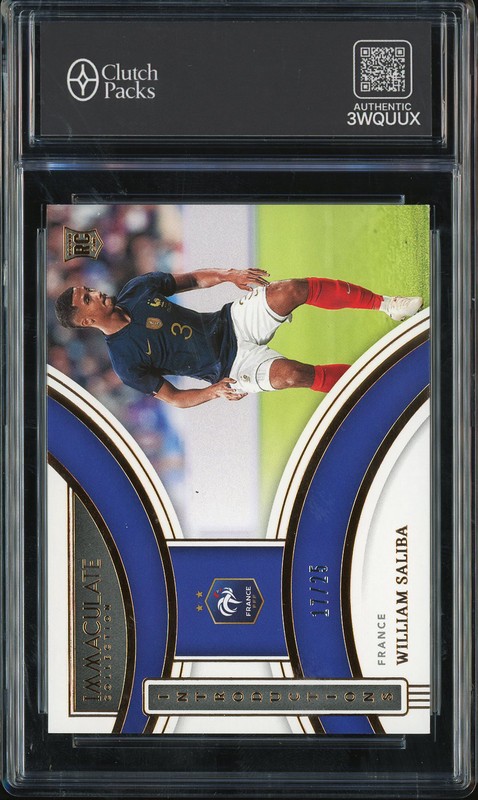 2022-23 Panini Immaculate Collection Introductions William Saliba #16 /25