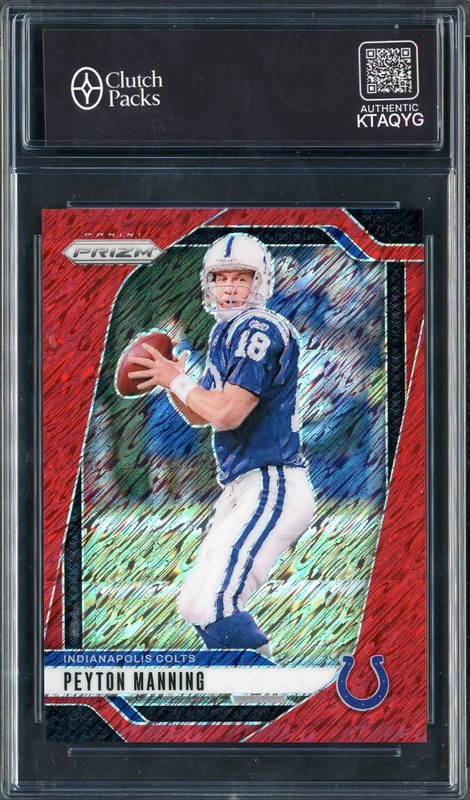 2024 Panini Prizm Peyton Manning #126 Red Shimmer /35