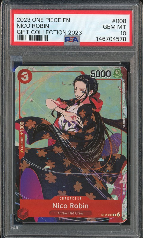 One Piece Nico Robin #ST01-008 Gift Collection 2023 PSA 10