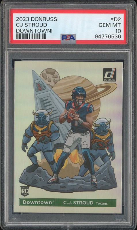 2023 Donruss Downtown! C.J. Stroud #D2 PSA 10