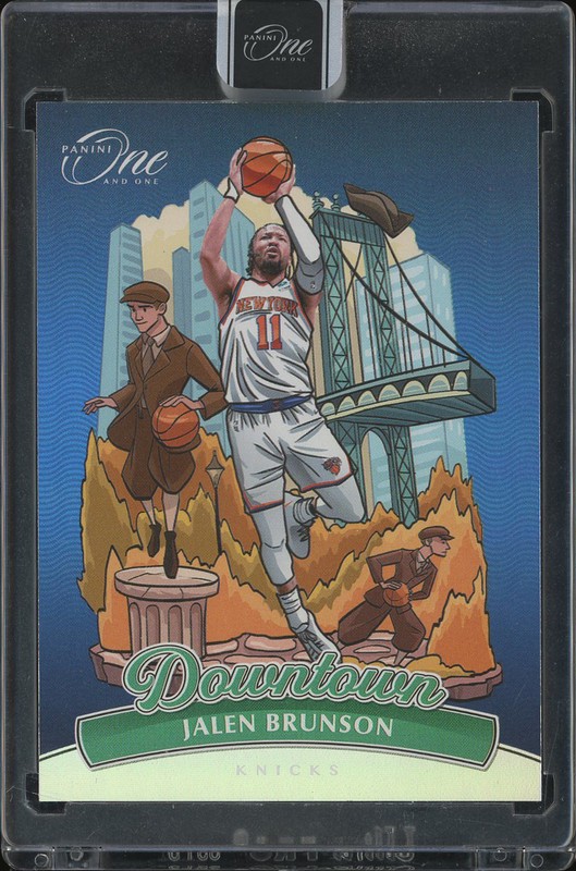 2023-24 Panini One and One Downtown Jalen Brunson #23