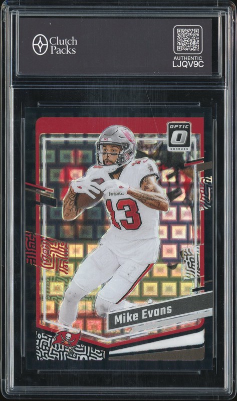 2023 Donruss Optic Mike Evans #186 Black Pandora /25