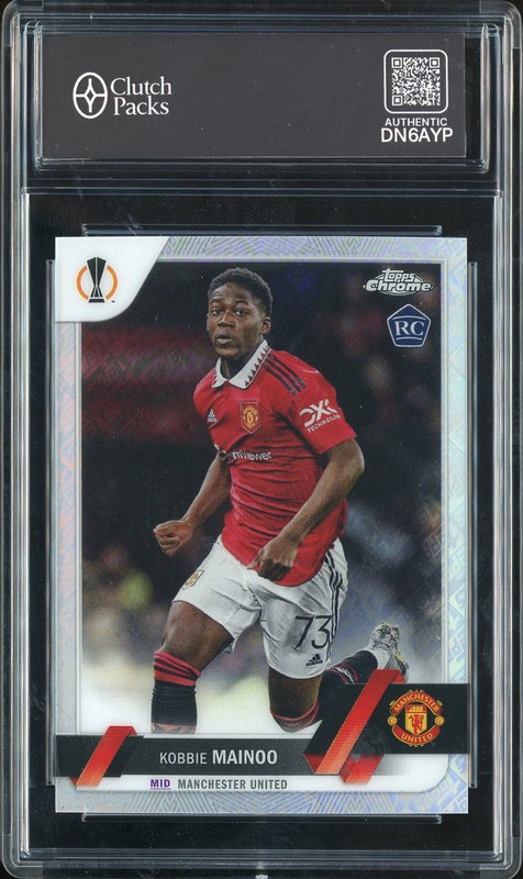 2023 Topps Chrome UEFA Europa League Kobbie Mainoo #118 Toppsfractor